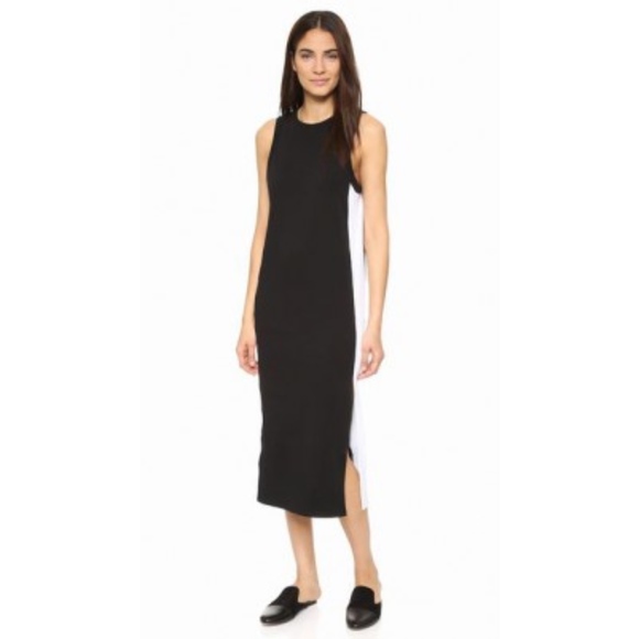 rag and bone black and white dress